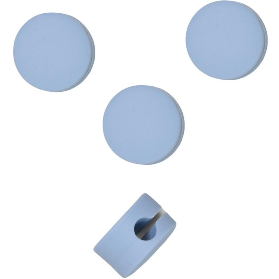 Pedestal Cable Dots, Powder Blue